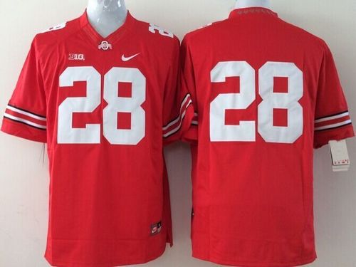 Buckeyes #28 Dominic Clarke Red Stitched Youth NCAA Jersey